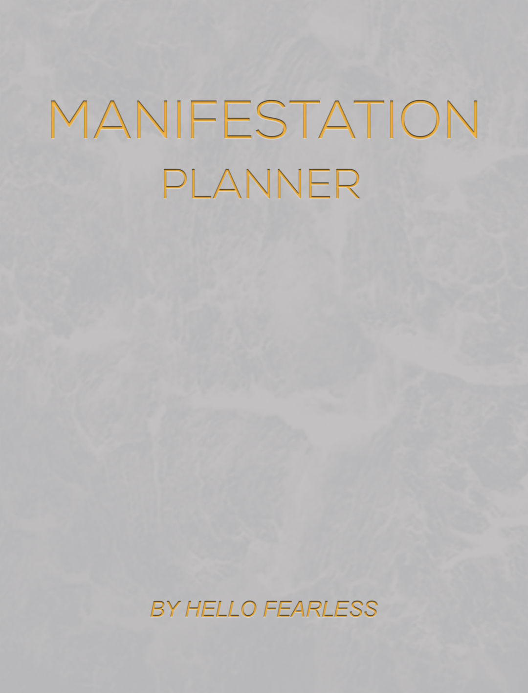 Dream Life Manifestation Planner