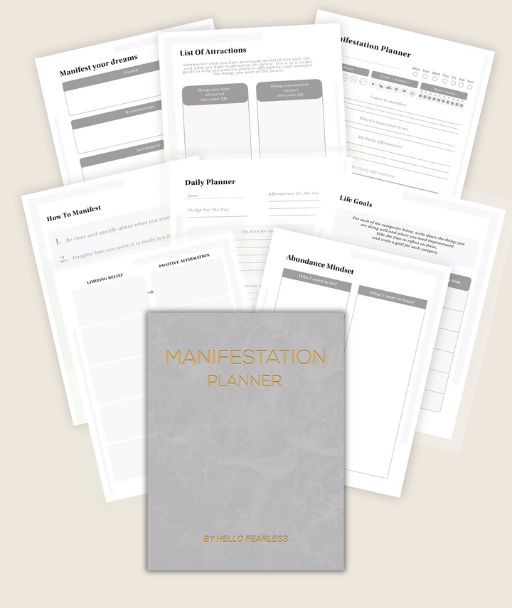 Dream Life Manifestation Planner