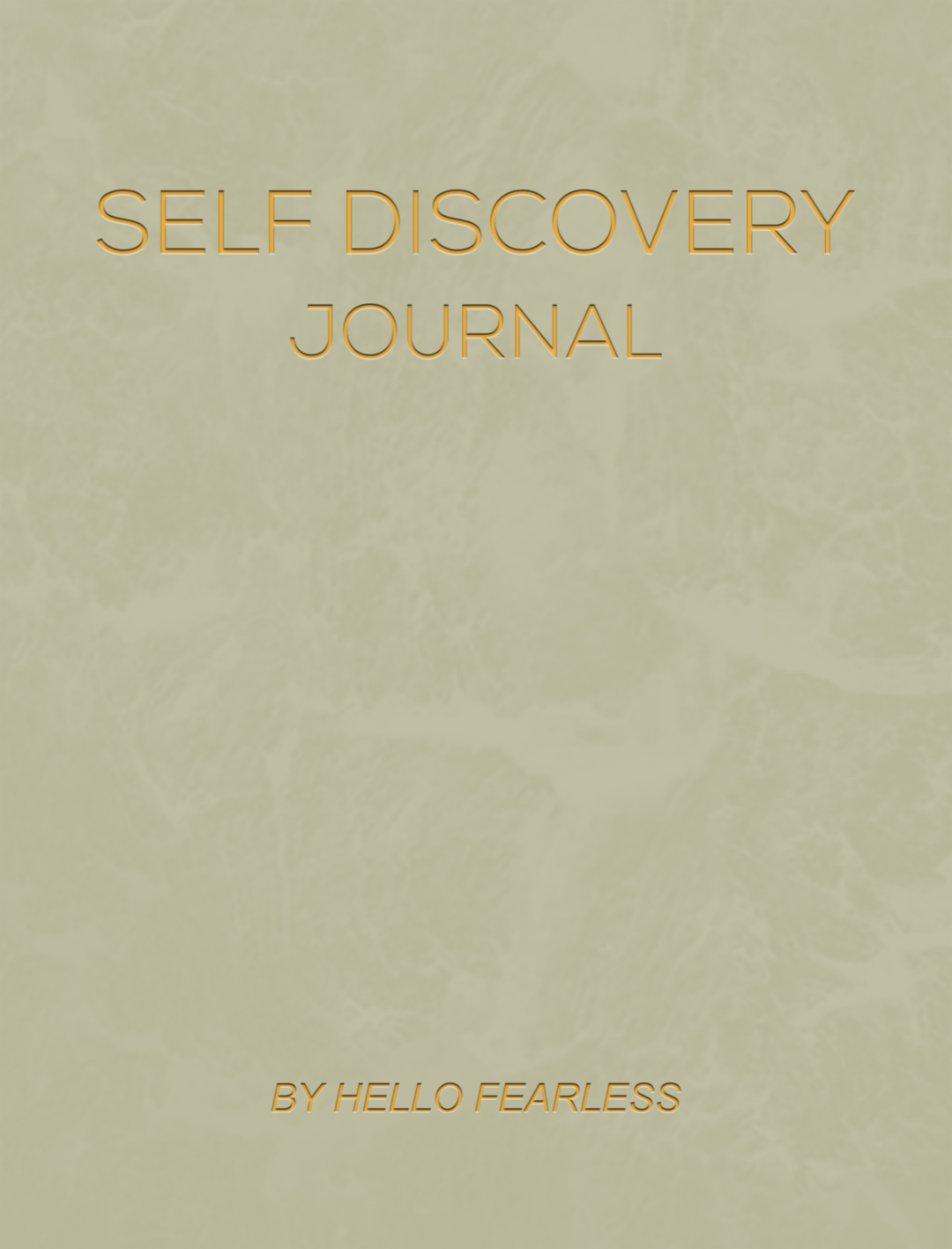 Insightful Self-Discovery Journal